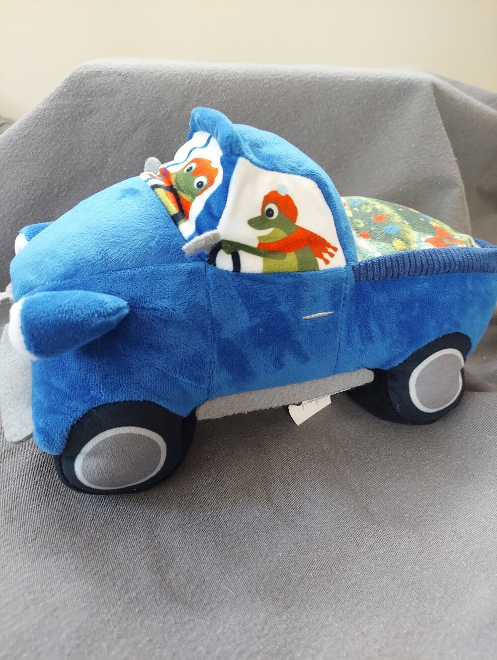 Little Blue Truck Christmas Plush 12” Soft Stuffed Truck Frog  Christmas